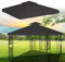 Sonnewelt Toit de tonnelle 3 x 3 m - Imperméable - Double toit de rechange - Protection UV - Housse de tonnelle - Gris