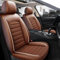 VINAUD Auto Schonbezug Set für BMW X3 E83 2004 2005-2010 Leder Autositzbezüge Sitzschoner für Vordersitze und Rücksitze.,E-Coffee Style
