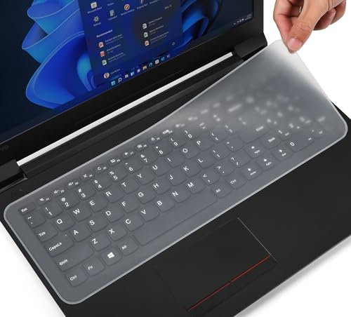 EGMOTAO Universal Keyboard Cover Protector Skin for 17 17.3 inch Laptop Notebook, Ultra Thin HP Dell Lenono ASUS 17 17.3 Waterproof Dustproof Keyboard Protector Skin(14.37 x 5.1)