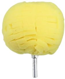 Gelbe Polierkugel für Bohrmaschine und Schrauber für Autoreifen, für Metall, Aluminium, Edelstahl, Kunststoff, Keramik