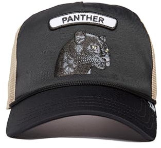 Goorin Bros. Trucker Cap GB2 Panther Black Schwarz Beige, Size:OneSize