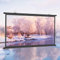 GSKDZG 40 50 60 Manual Projector Screen HD 4K Home Theater Projection Screen Pull Down Movie Screen For Indoor Outdoor, Wrinkle Free, Easy Roll Up(30 Inch (4:3))