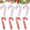Luftballons Weihnachten 8 Stück Weihnachtsballons weihnachts Folienballon Groß Aufblasbare Zuckerstangen Weihnachtsluftballons Helium Ballon Weihnachtsdeko