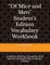 “Of Mice and Men” Student’s Edition Vocabulary Workbook: Vocabulary Matching, Crosswords, Word Searches, Spelling & Other Vocabulary Activities