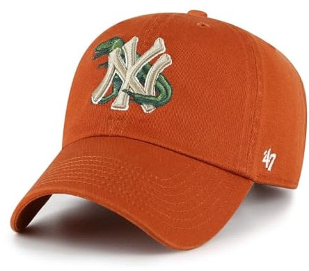 '47 New York Yankees MLB Clean Up Critter Orange Verstellbare Cap für Kinder Youth