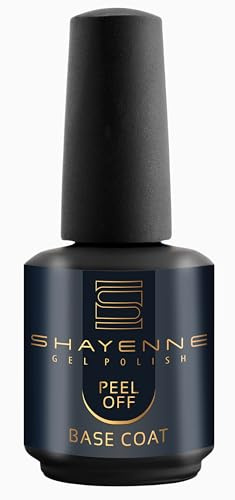SHAYENNE Peel Off Base Coat 15ml - UV/LED Unterlack für Gel Nagellack | Made in Germany