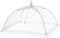 KitchenCraft Pop Up Mesh Food Cover Dome, Fine Net Food Umbrella, Metal Wire Frame, 30.5 cm (12), White