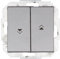 Kopp 588547085 Athenis Jalousieschalter, stahl