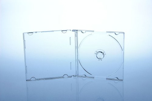 25 Mini DVD CD Hüllen 8cm slimcase clear