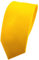 TigerTie Herren Krawatte 6 cm schmale Satin Tie in gelb verkehrsgelb knallgelb einfarbig uni Business, festliche Veranstaltungen und Freizeit