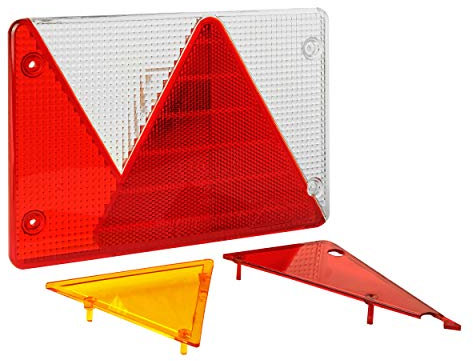 LAS EUFAB 10133 Lichtscheibe, links zu Multipoint IV mit NSL, 20 x 13,6 x 5,6 cm, rot