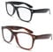 Vision World Eyewear 2 Paar Deluxe Wayfarer Stil Lesebrille - Bequemer Einfacher Leser Rx Vergrößerung (1 Schildkröte 1 Schwarz, 1,5 X)