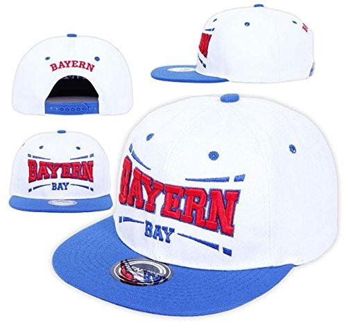 Snapback Cap Cappy Städte CAPI Bayern Weiß/Blau