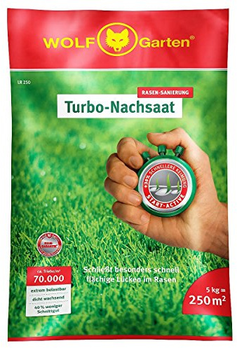 WOLF Garten 2X LR 250 Turbo-Nachsaat 500m², 10kg
