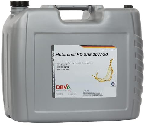 Motorenöl HD SAE 20W/20 20-Liter-Kanister