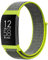 Niboow Armband Kompatibel mit Fitbit Charge 4/Fitbit Charge 3/Fitbit Charge 3 SE, Nylon Solo Loop, Einstellbar Sport Ersatzband Kompatibel mit Fitbit Charge 4/Charge 3/Charge 3 SE-Gelb Blinken