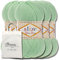 Hobby YARN Alize Baby Best Batik 5x 100g inkl. Tragetasche Türkische Premium Wolle Babywolle (Ta. Verde | 41)