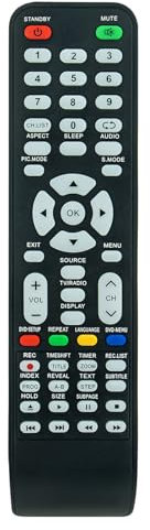 VINABTY Nuovo Telecomando di ricambio Télécommande Per Akai TV AKTV5541FN AKTV5037N Remote Controller