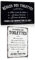 Lot de 2 - Toilettes Plaque Metal avec Humour Citation Français - Les règles des Toilettes - Drôle WC Panneau Pancarte - Decoration Murale Pour Maison Salle de Bain 20x30cm (Set 05)