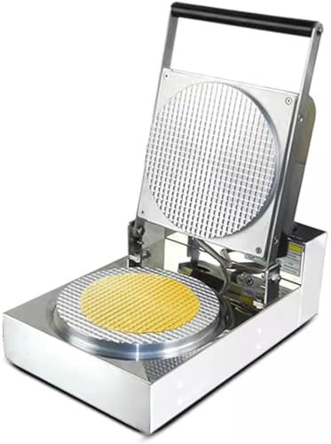 Gaufrier, Machine À Cornets De Crème Glacée Commerciale De 21 Cm, Contrôle Électronique De La Température, Température Et Durée Réglables, Adapté Aux Restaurants, Cuisines Et Boulangeries