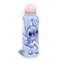Disney Stitch Bouteille d'eau en aluminium avec paille pour enfants 500 ml pour l'école (point bleu)