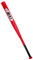 Tradineur - Bate de béisbol de aluminio, agarre antideslizante, entrenamientos, prácticas, deporte, aire libre, adolescentes, adultos (Rojo - 69,5 cm)