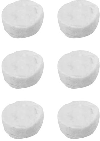 GNAUMORE Keramikwolle für Bioethanol,Ethanol Watte,Keramische Wolle,Kamin Keramikschwamm,Bio Keramik Wolle,2,5cmDick,Weiß,6 Stück