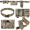 ycahowa Mit Air Gun 6354 DO Holster-832 (für G17 X300 Lampe) Und Versiegeltem Quick Military Release Medical Kit & Quick 9MM Und 5,56 Double Magazine Bag Tactical Light Belt Set.(Cp+)