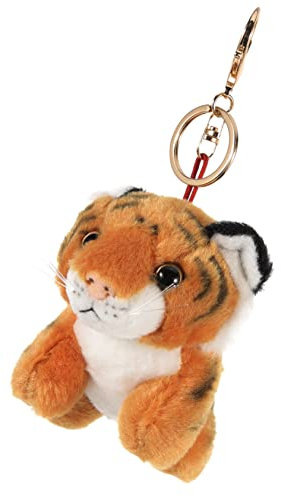 Cabilock Kuscheltier Schlüsselanhänger Tiger Aus üsch Niedlicher Tiger Für Taschen Und Schlüssel Weiches Stofftier Als