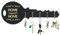 CulinaryTerra Home sweet home – Porte-clés mural pour clés murales, crochets de rangement, support mural avec 5 crochets (noir)