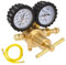 Fydun Kit de Válvula Reguladora de Nitrógeno 0 800psi HVAC con Manguera de 60 Pulgadas Cga580 Conexión de Entrada 1/4in Conexión de Salida Macho