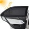 Infreecs Parasol de Coche, 2 Unidades Visera para Ventana Lateral de Coche, Doble Tejido para Máxima Protección contra Rayos UVA y Proteja a Sus Niños y Mascotas