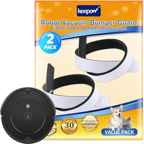 KEEPOW 2er Ersatzteile Bumper Saugroboter Schutz für iRobot 600 700 800 900 Serie, Zubehör für 605 616 620 621 650 860 870 960 980