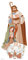 STAR CUTOUTS Lebensgroßer Pappaufsteller mit Mini-Ausschnitt aus Krippenfiguren, Pappe, Mehrfarbig, 183 x 88 x 183 cm