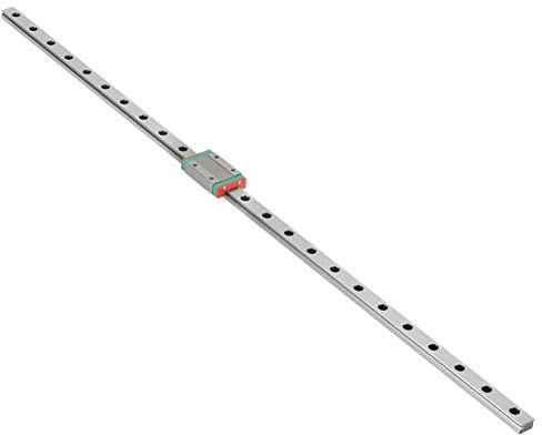 Linearschiene 600mm,Jectse MGN12H stark und langlebig Linearführungsschiene 12mm Breite mit 1pcs Wagen-Gleitblock für automatische Geräte, Präzisionsmessgeräte und viele andere Maschinen