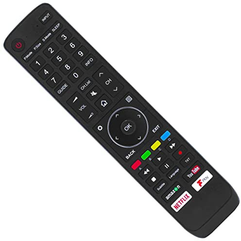 Replacement Remote Control Compatible for Hisense EN3G39 Smart LED TVs