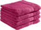 REDBEST Duschtuchset, Frottierset 4er-Pack Chicago Fuchsia Größe 70x140 cm - saugstark, strapazierfähig, ideal für Reisen, Sport (weitere Farben)