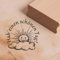 Stempel Hab einen schönen Tag - Sonne Wolke Motivstempel ca. 38 x 36 mm