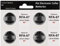 Enerpe RFA-67 RFA-67D-11 Lot de 4 batteries de rechange haute capacité pour colliers électroniques PetSafe 6 V
