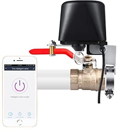 ZigBee Smart Wasser/Gasventil, UseeLink Intelligente Ventilsteuerung, Kompatibel mit Alexa/Google Home, für Bewässerungssteuerung in Gärten, Bauernhöfen usw., Verwendung mit Tuya Gateway (SM-AW713)