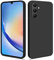 HSP Funda para Samsung Galaxy A34 5G [Resistente al Polvo] Carcasa Protectora Silicona TPU | Anti-arañazos Antigolpes Anti-Choques | Protección de cámara | Suave Blanda Delgada Case | Negro