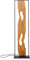 Brilliant LED Standleuchte 120cm Stehlampe Holz/Schwarz, Eckleuchte Aluminium/Metall/Holz, Lampe Wohnzimmer Stehlampe Modern Floor Lamp 1x LED integriert, 20W, Holzlampe, Corner Lamp