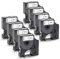 Pristar 8x Etikettenband Kompatibel für Dynmo D1 45013 a45013 Schwarz auf Weiß 12mm x 7m Schriftband Kompatibel für Dynmo LabelManager 160 210D 280 360D 420P 450 400 500TS LabelPoint 100 250
