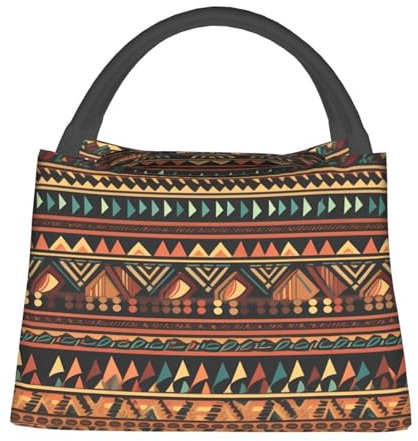 EVANEM Isolierte Lunchtasche Indianer Lunchbox für Männer Frauen Lunchbox für Arbeit Mittagessen Tote