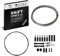 Chooee 2xPro Bike Gear Cable Set,MTB Gear Cable for Mountain Bike/Road Bike, Bike Shifter Cable Housing Coated Braided & Teflon Inner line,Titanium Silver