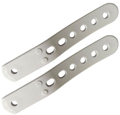 1 Paar Länge 150mm Weiß Kunststoff Snowboard Loch Bindung Teile Knöchel Leiter Riemen for Snowboard Zubehör Outdoor Zubehör