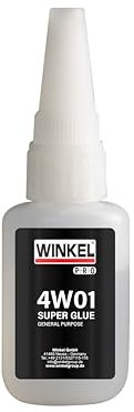 20 G WINKEL 4W01 Sekundenkleber extra stark |Bevorzugte OEM-Industrie - Inkl. Anti-Austrocknungs-Spitze - Universell verwendbar zum Kleben von Plastik, Kunststoff, Glas, Holz, Stein, Metall uvm.