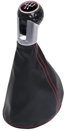 Coche Pomo Palanca Cambios para VW para Golf 3 MK3 T4 para Golf 3 Varaint para Jetta 3 para Vento (1992-1998) Stick 5 6 Velocidades Perilla Palanca Cambios De Coche Pomo Palanca Cambio(5 Speed GTI)