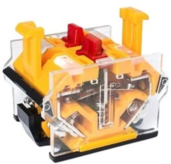 Interrupteur rotatif à bouton sélecteur de 22 mm, verrouillage momentané, 2 NO, 1 NO, 1 NC, 2 ou 3 positions, 10 A, 400 V, interrupteur marche/arrêt(2NC)