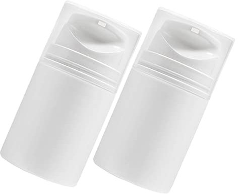 DRESSOOS 2stücke Vakuum Pressflaschen Lotion Flaschen Für Make-up Flüssigkeiten Aus Langlebigem Pp Auslaufsicher Als Reisebehälter Für Shampoo Creme Kosmetik Kompakt Und Tragbar